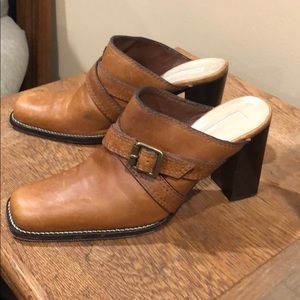 Michael Kors Leather heeled mules size 7
